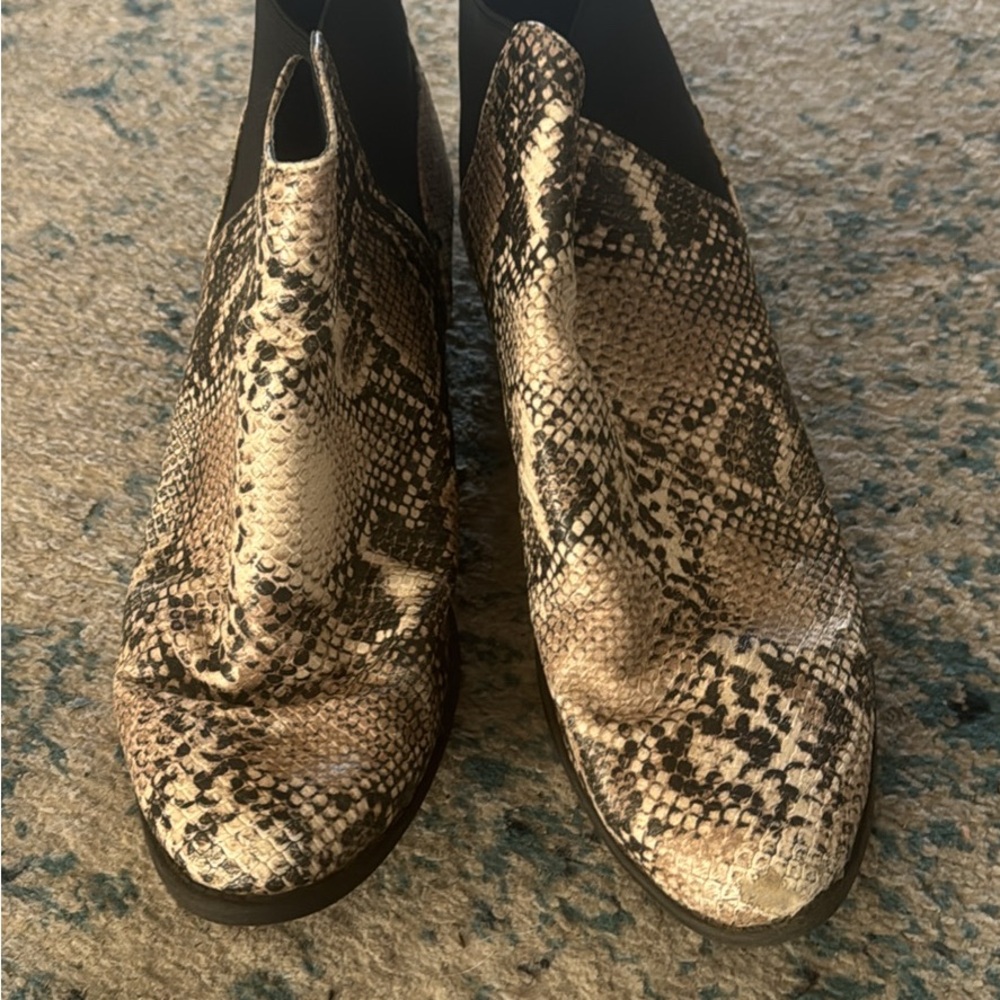 Snake Skin Boots